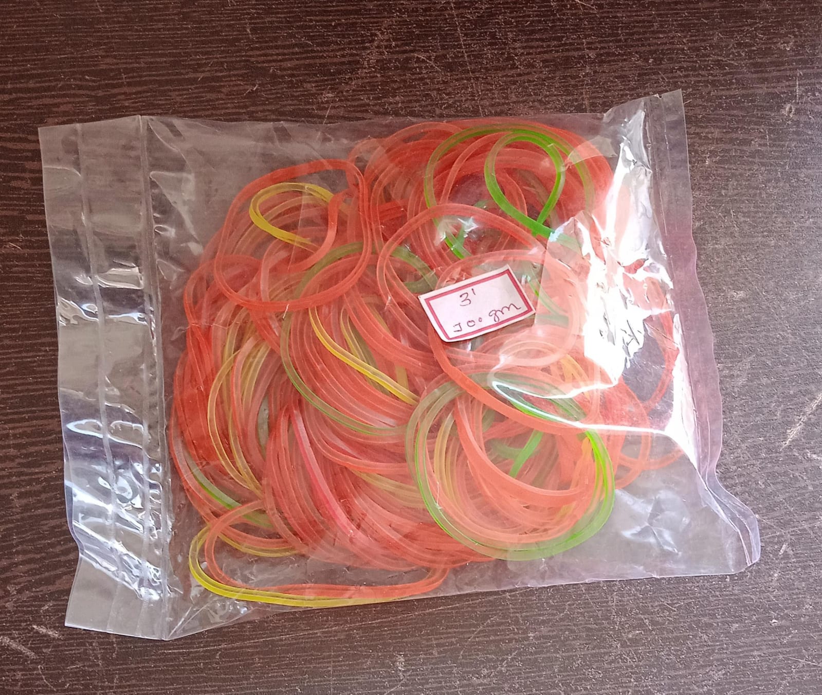 RUBBER BAND FOR OFFICE/HOME AND KITCHEN ACCESSORIES ITEM PRODUCTS, ELASTIC RUBBER BANDS, FLEXIBLE REUSABLE NYLON ELASTIC UNBREAKABLE, FOR STATIONERY, SCHOOL MULTICOLOR (3 Inch | 100 Gm / 50 Gm ) RUBBER BAND FOR OFFICE/HOME AND KITCHEN ACCESSORIES ITEM PRODUCTS, ELASTIC RUBBER BANDS, FLEXIBLE REUSABLE NYLON ELASTIC UNBREAKABLE, FOR STATIONERY, SCHOOL MULTICOLOR (3 Inch | 100 Gm / 50 Gm )